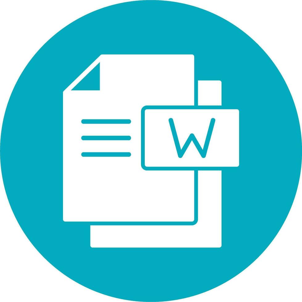 Word Vector Icon