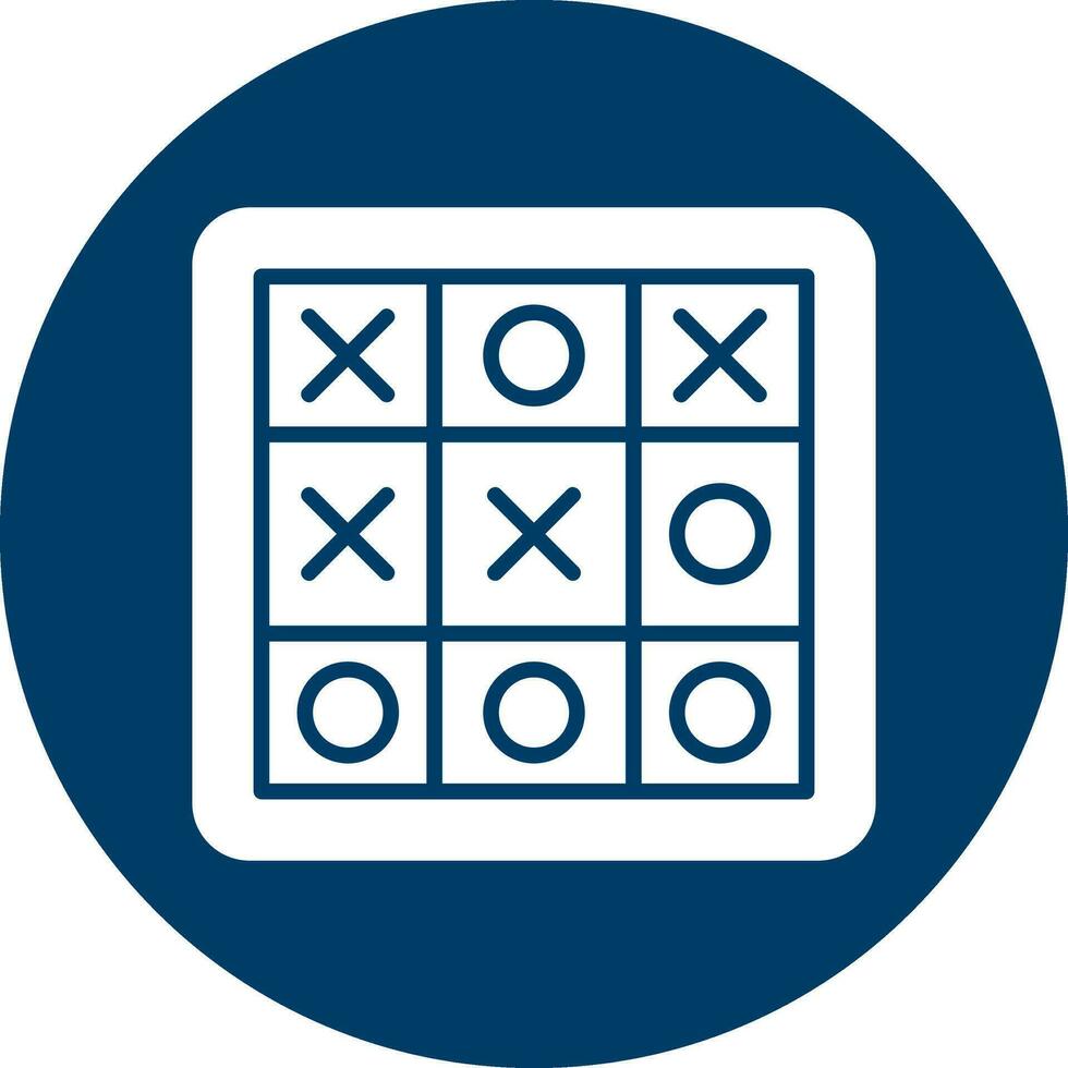 Tic Tac Toe Vector Icon