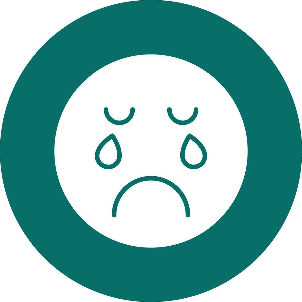 Crying Vector Icon