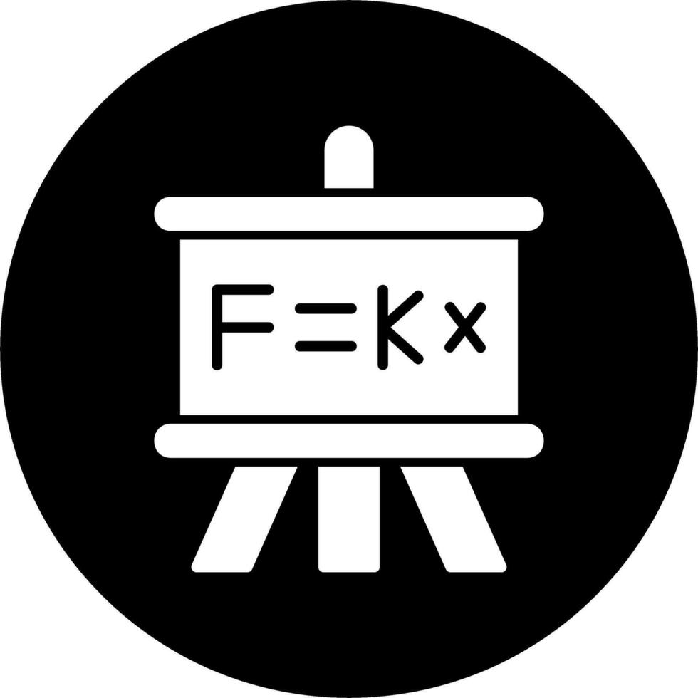 icono de vector de fórmula