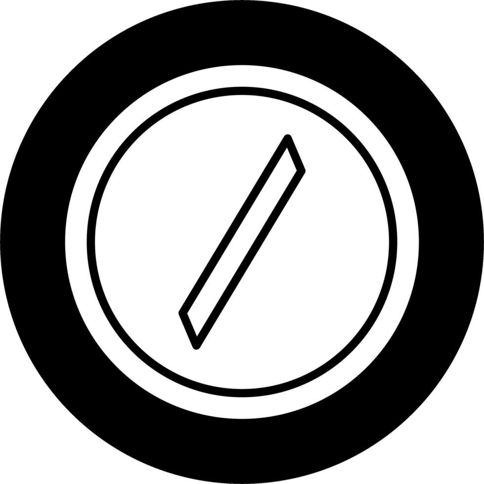 Slash Vector Icon