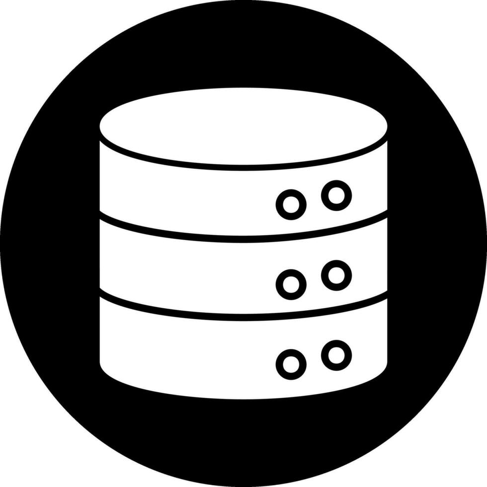 icono de vector de base de datos