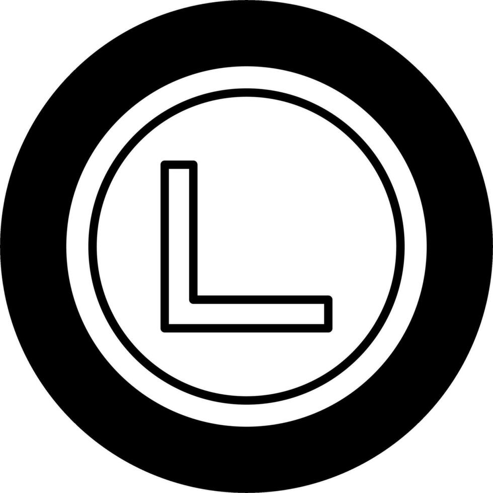 Right Angle Vector Icon