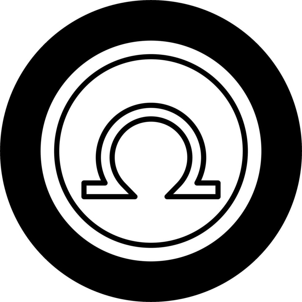 Omega Vector Icon