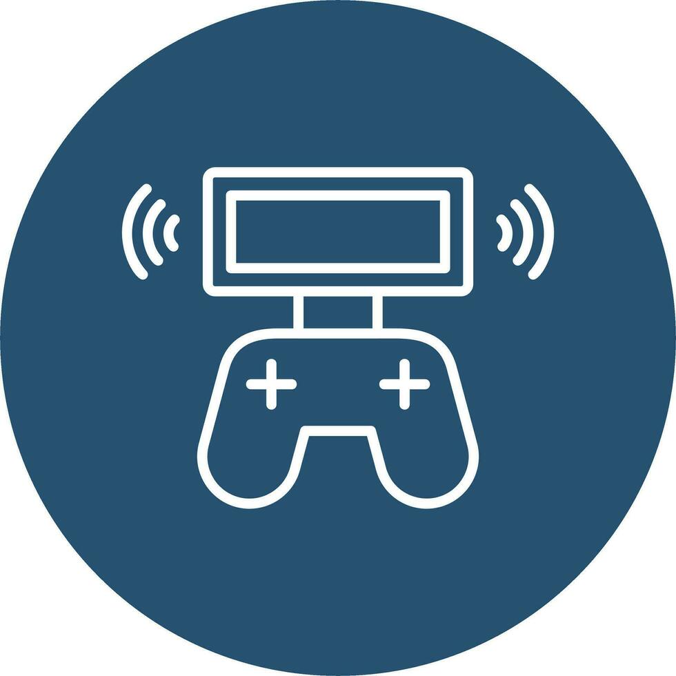 icono de vector de gamepad