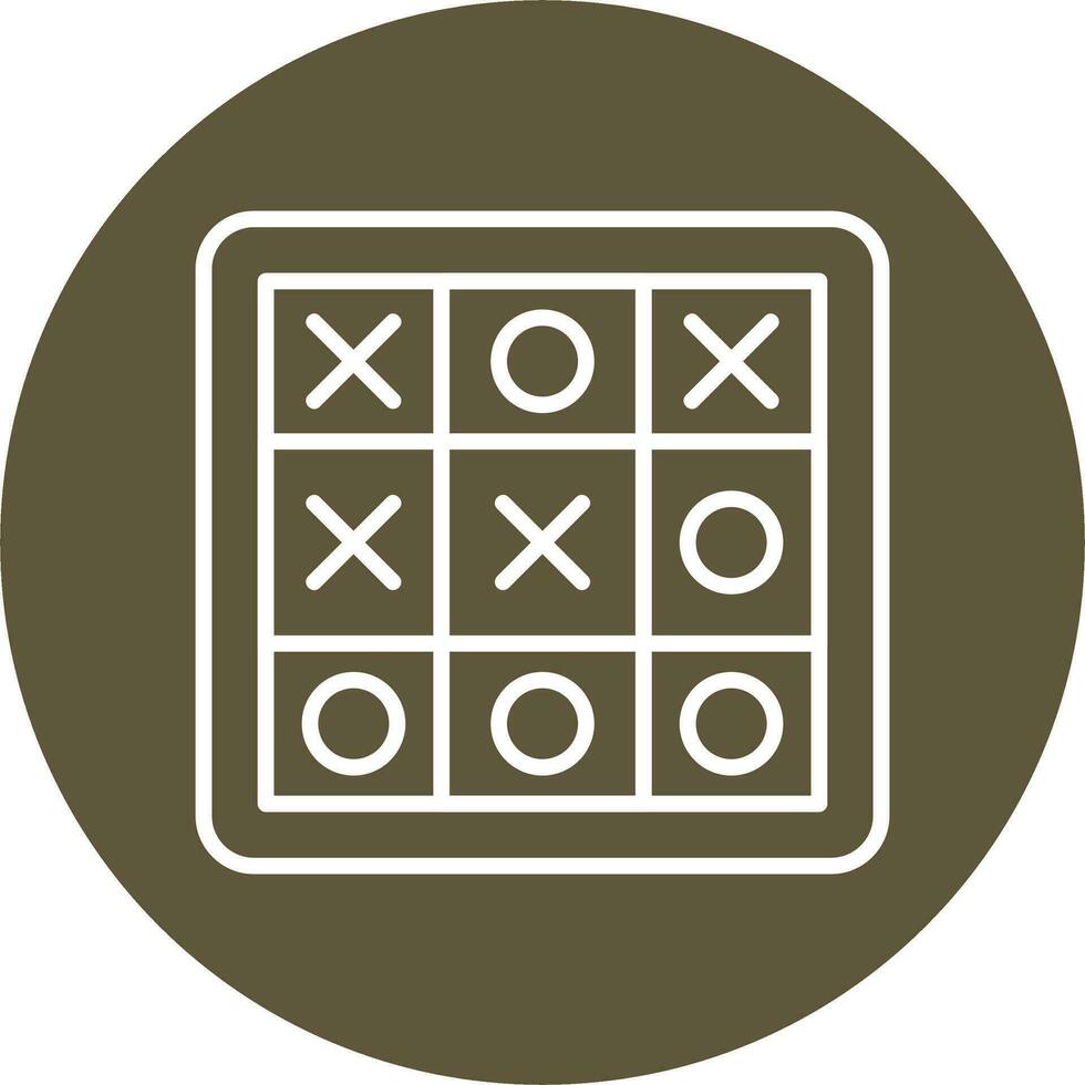 Tic Tac Toe Vector Icon