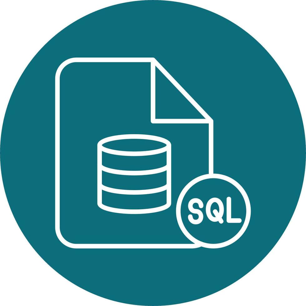 Structured Query Language Vector Icon