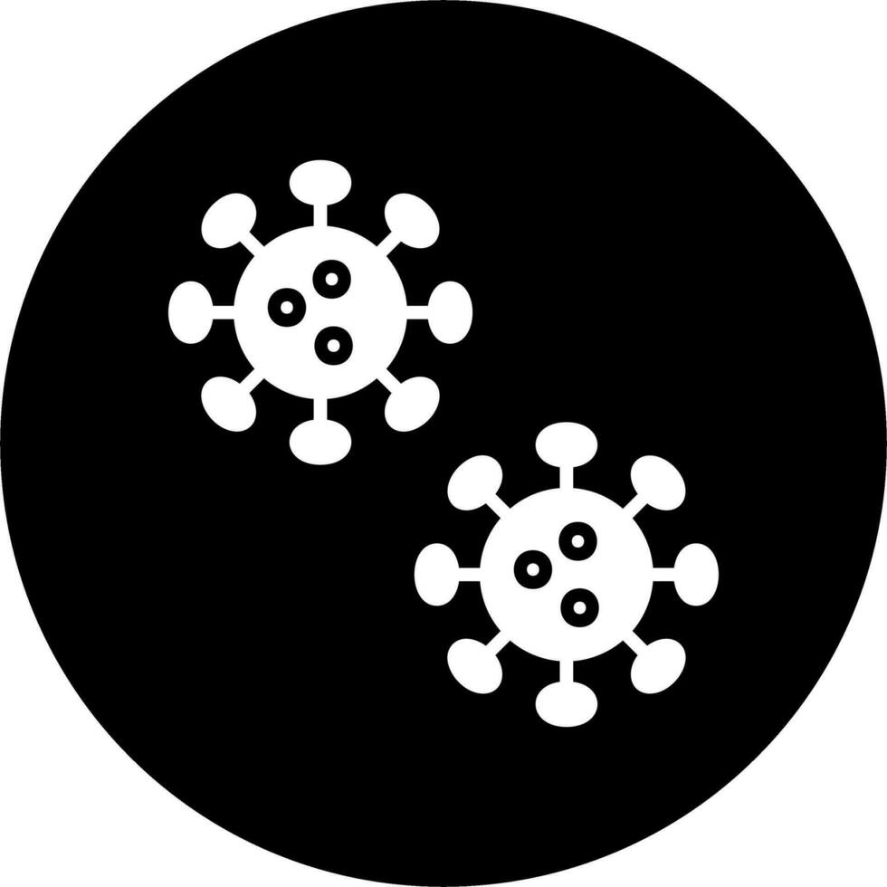 icono de vector de virus