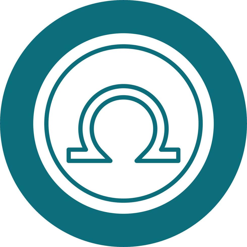 Omega Vector Icon