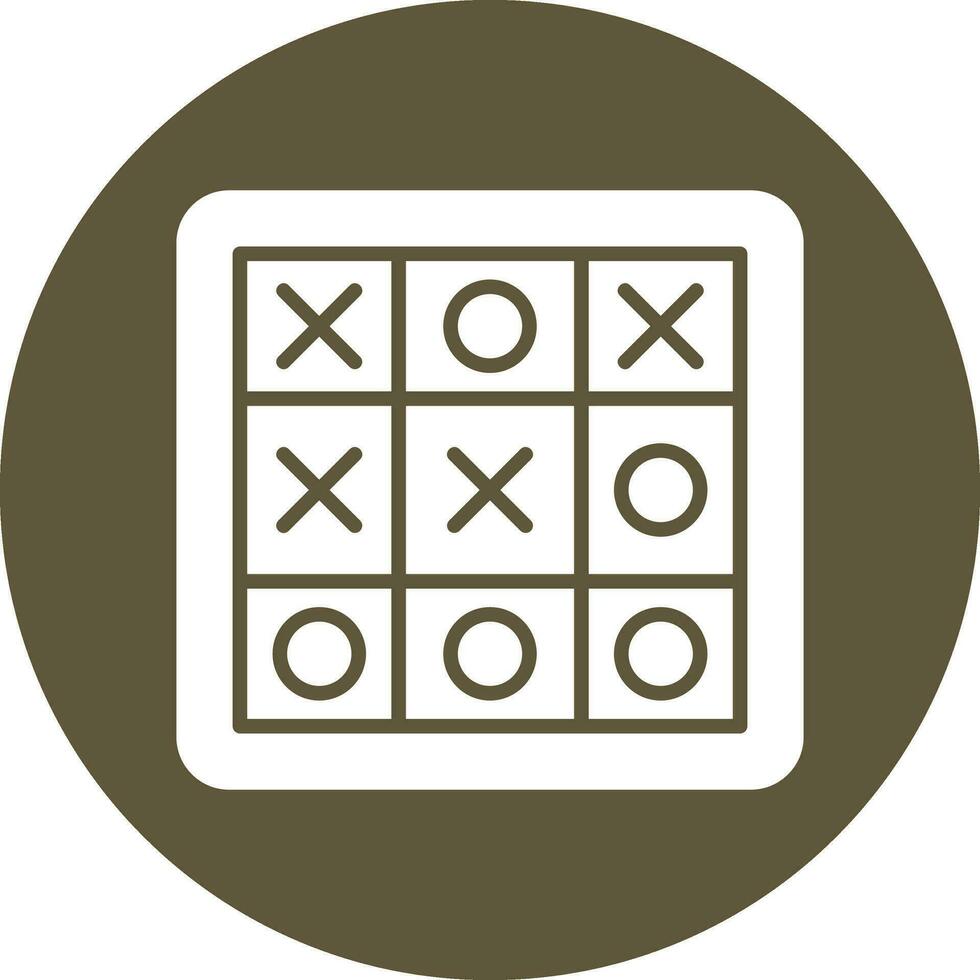 Tic Tac Toe Vector Icon