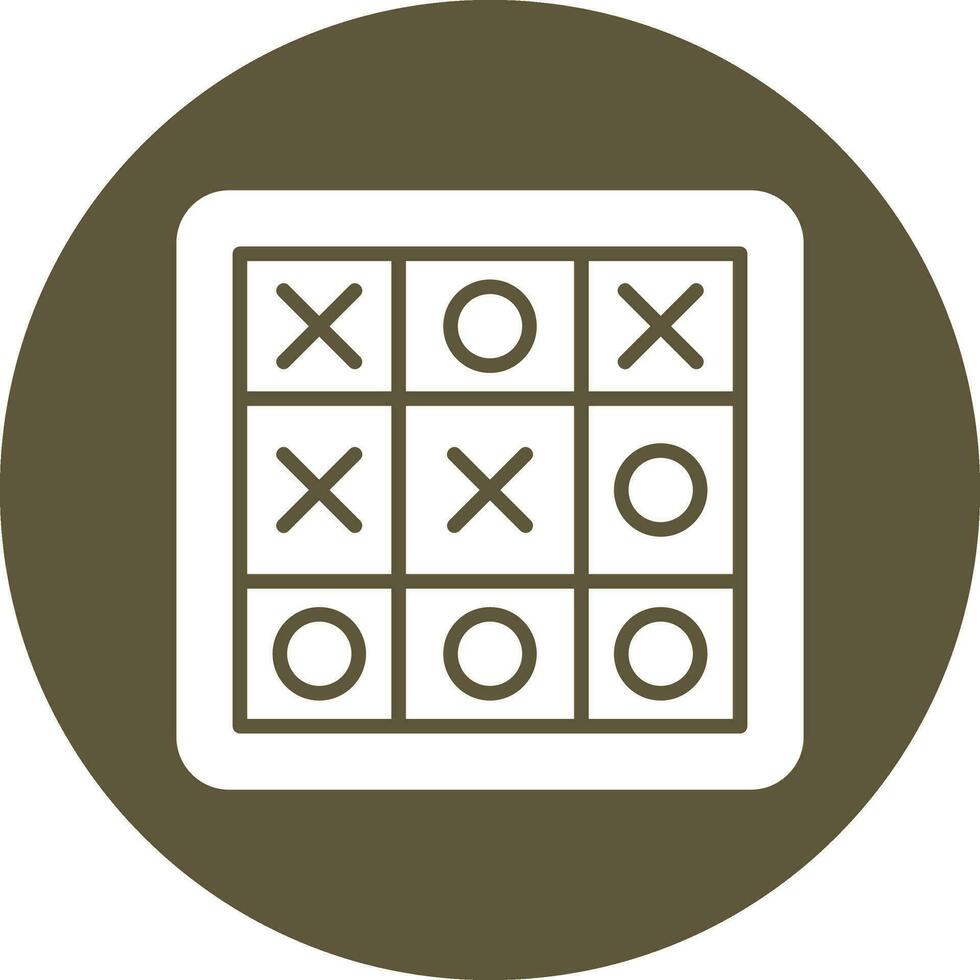 Tic Tac Toe Vector Icon