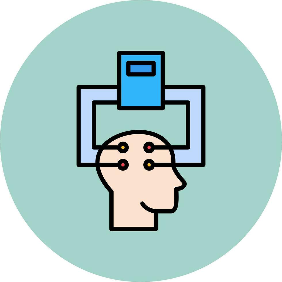 Electroencephalogram Vector Icon