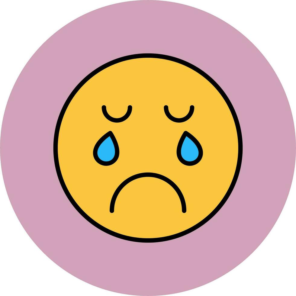 Crying Vector Icon