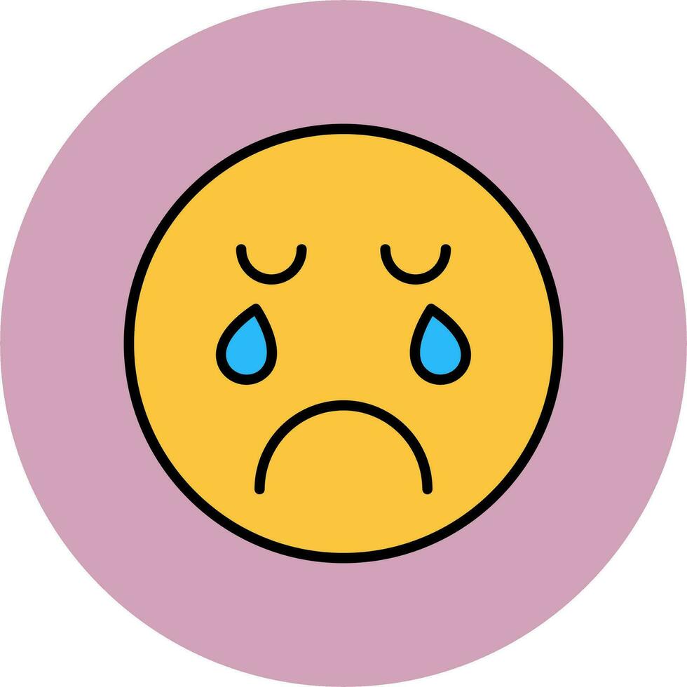 Crying Vector Icon