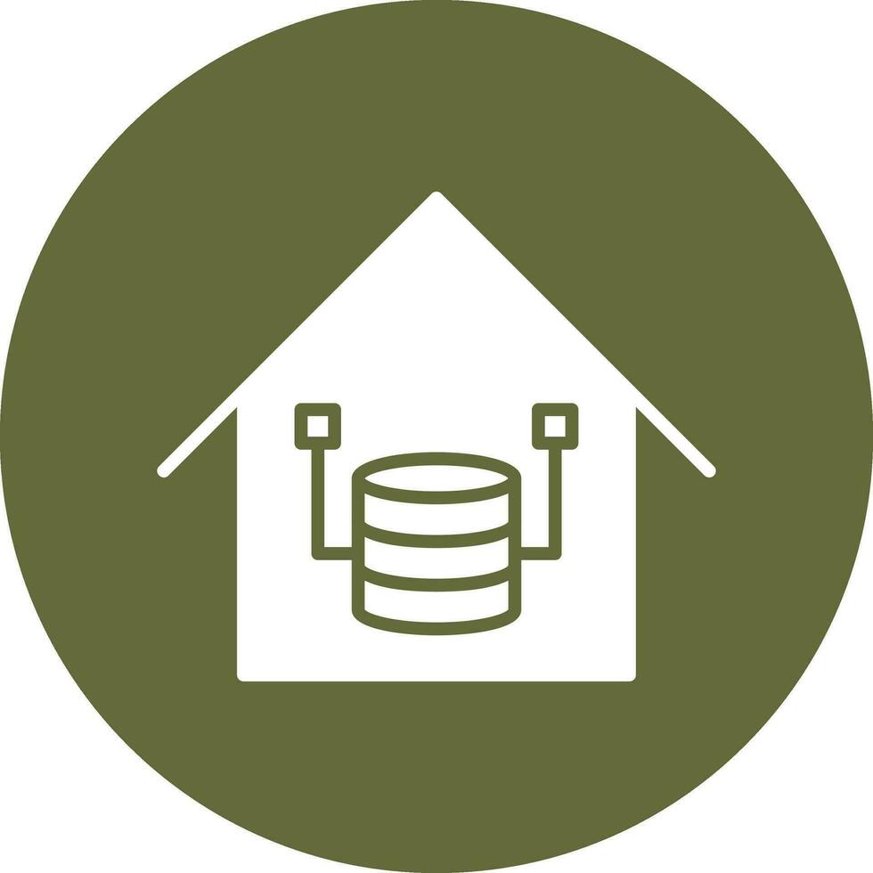 Data Warehouse Vector Icon