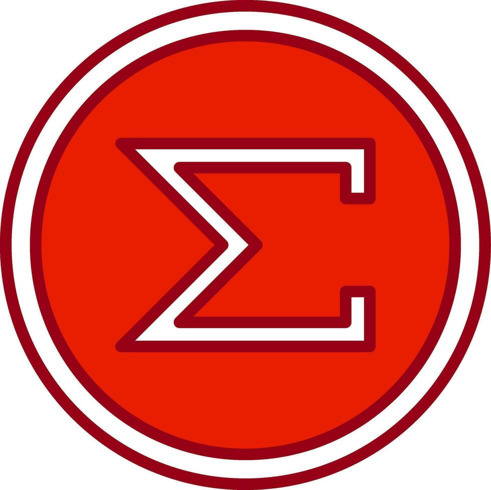Sum Vector Icon