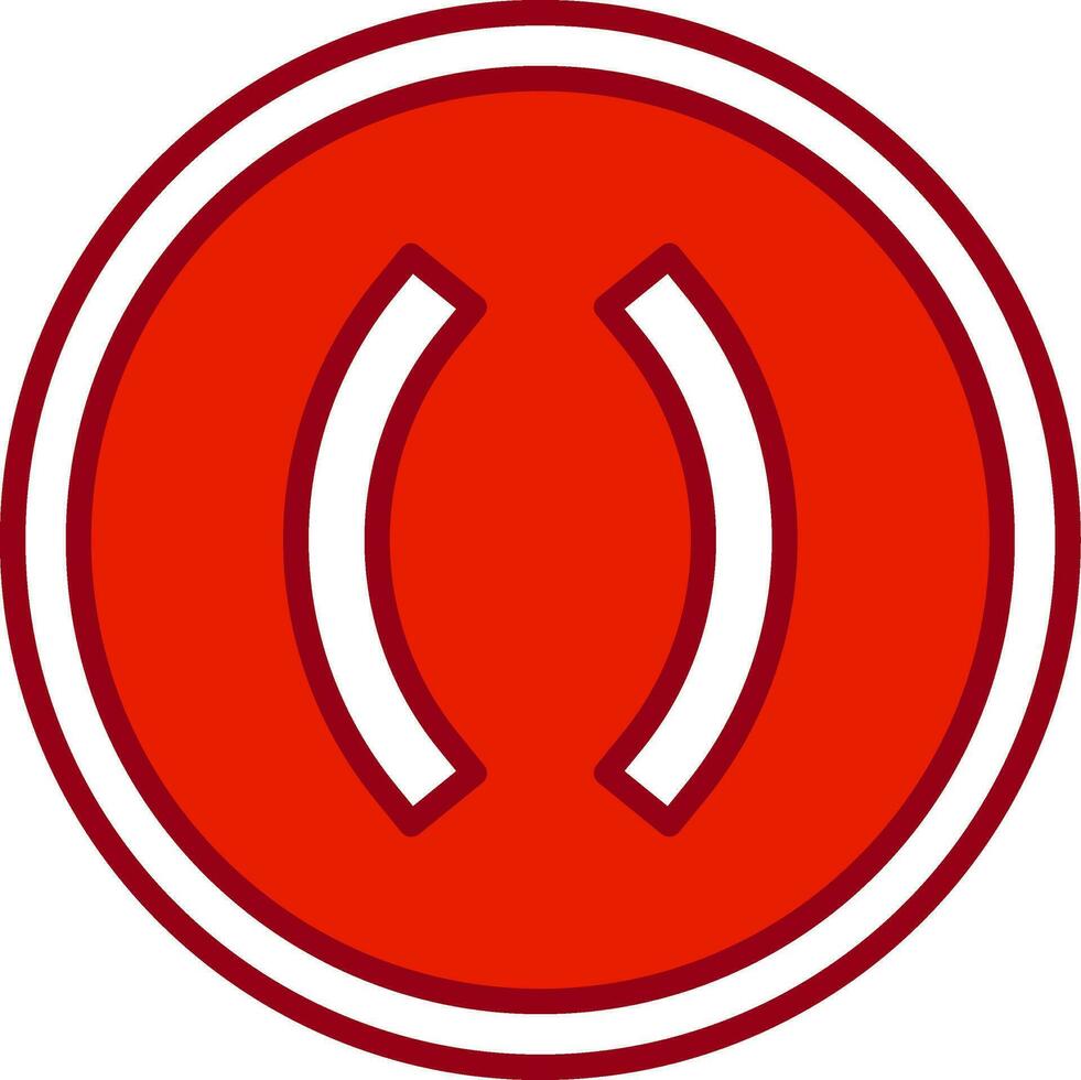 Parenthesis Vector Icon