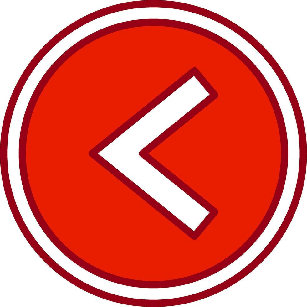 Less Than Vector Icon