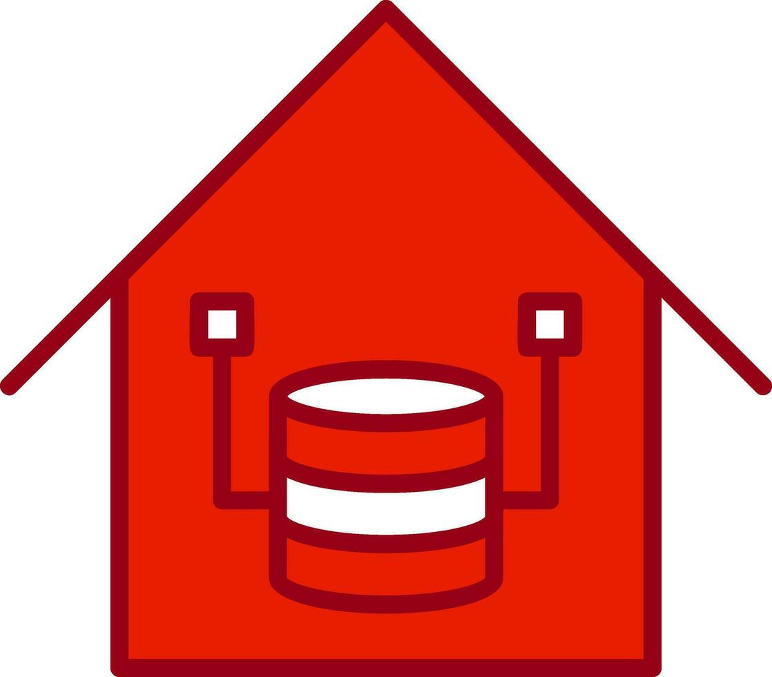 Data Warehouse Vector Icon