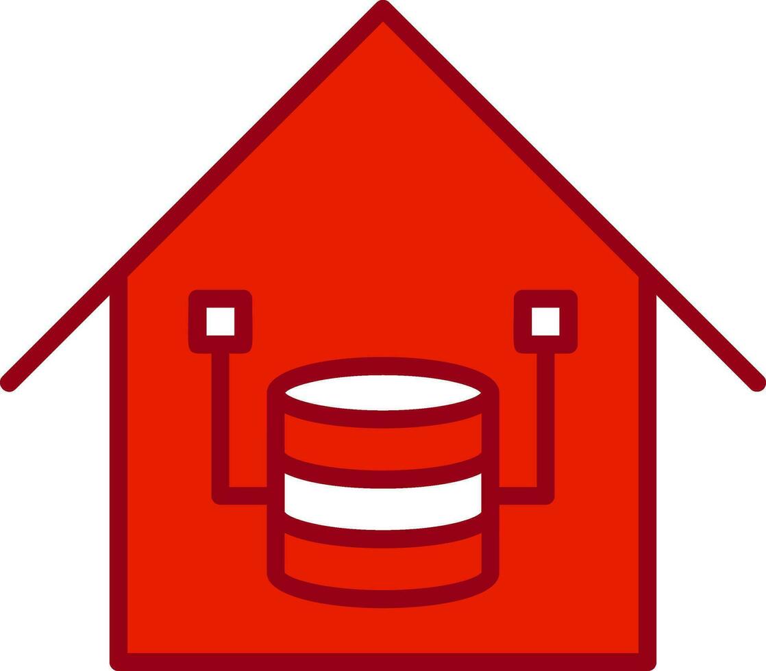 Data Warehouse Vector Icon