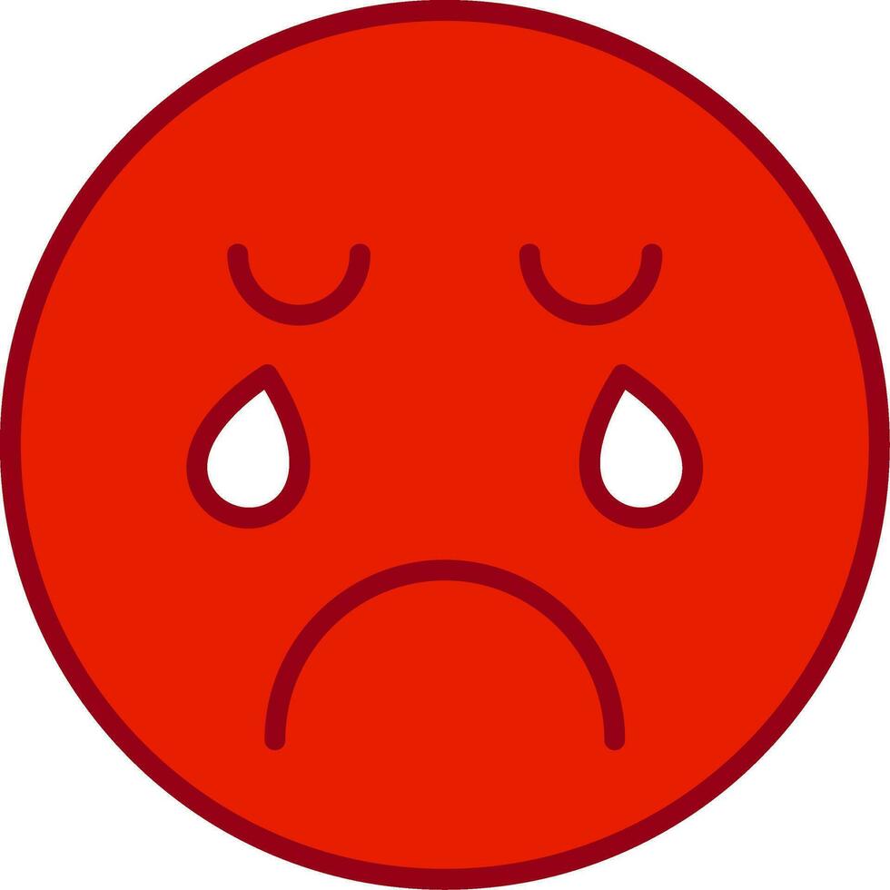 Crying Vector Icon