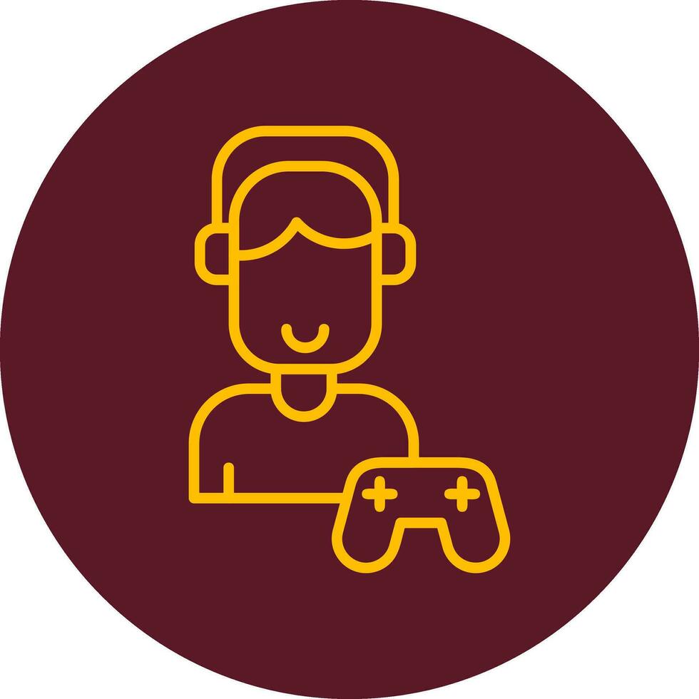 Gamer Vector Icon