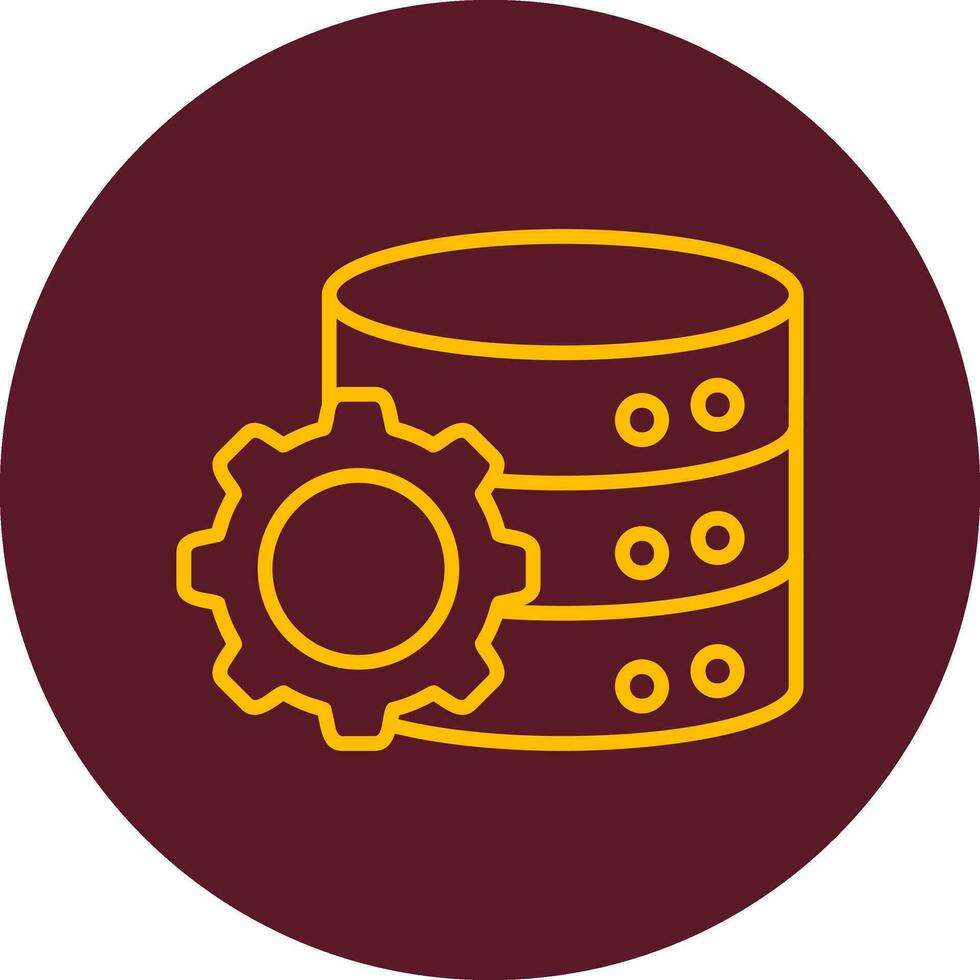 Operational Database Vector Icon
