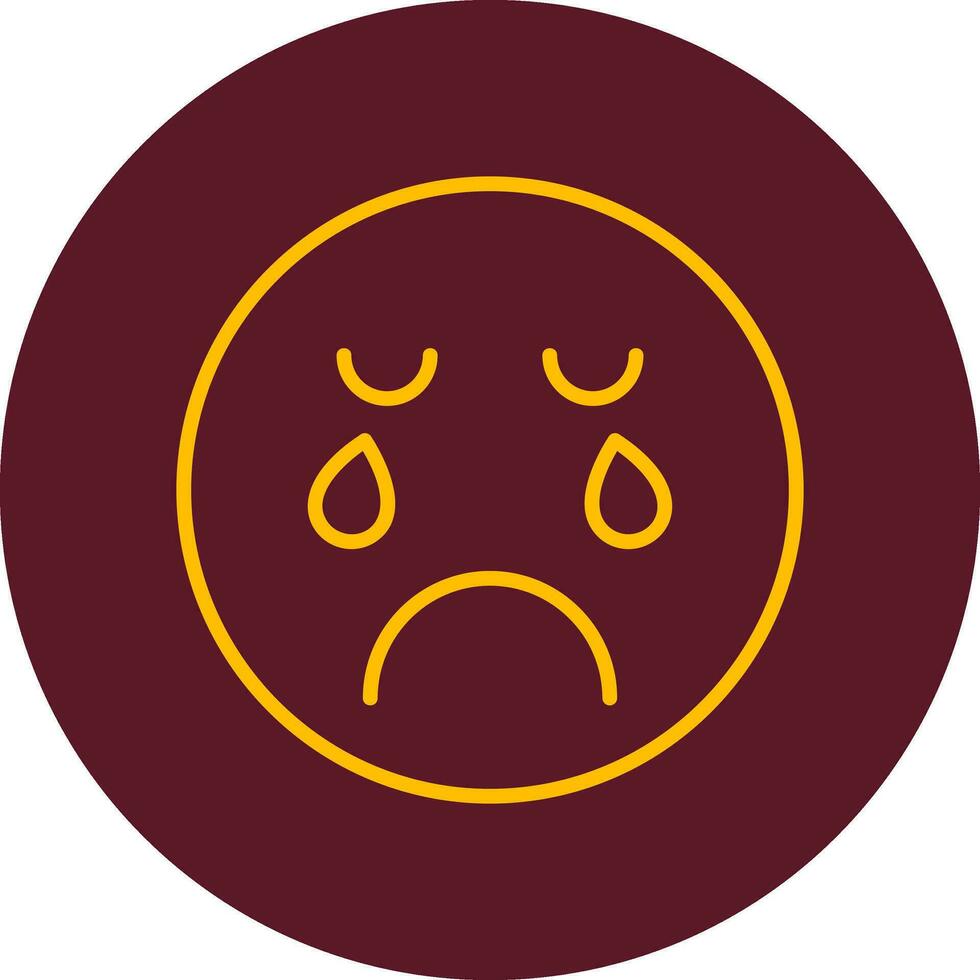 Crying Vector Icon