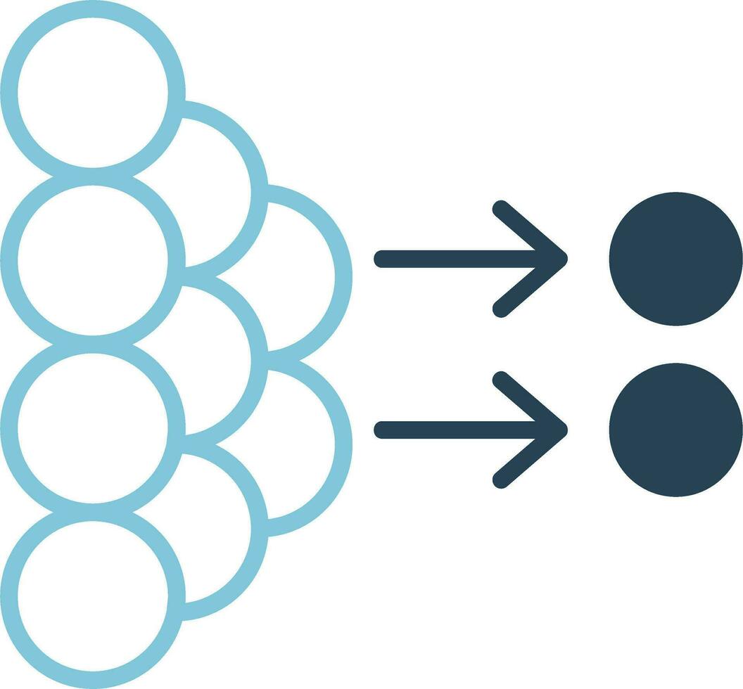 Diffusion Vector Icon