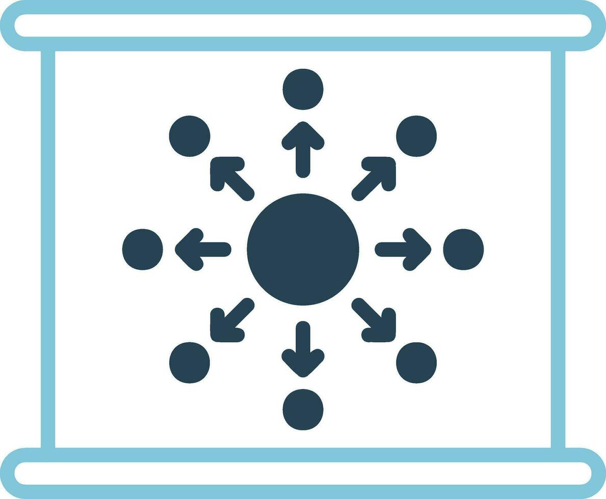 Diffusion Vector Icon
