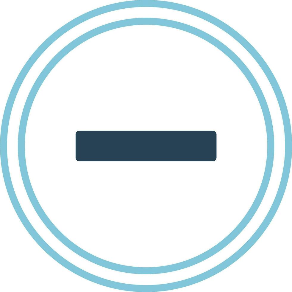 Minus Vector Icon