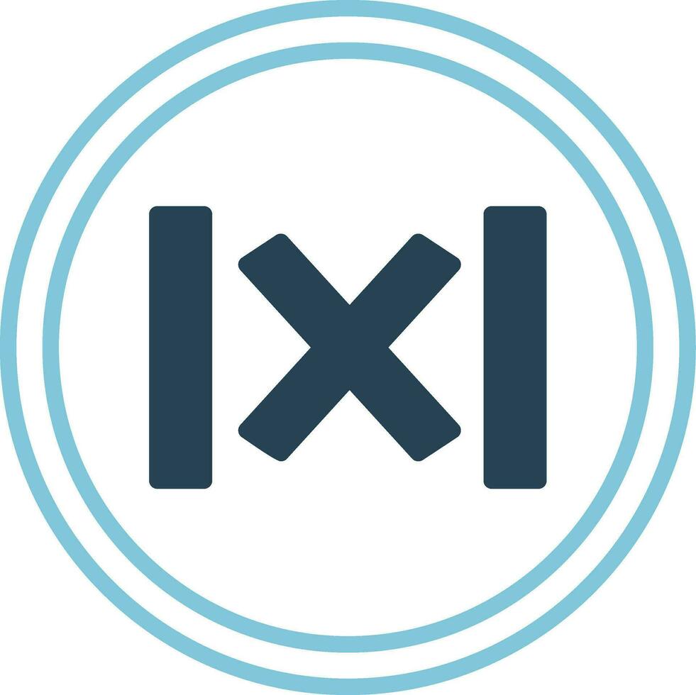 Absolute Value Vector Icon