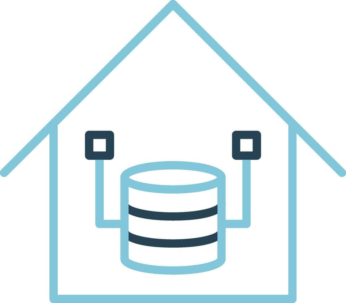 Data Warehouse Vector Icon