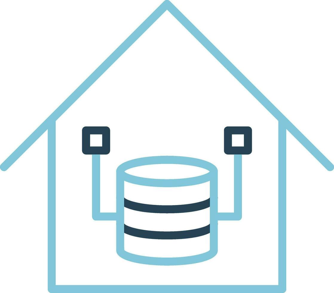 Data Warehouse Vector Icon