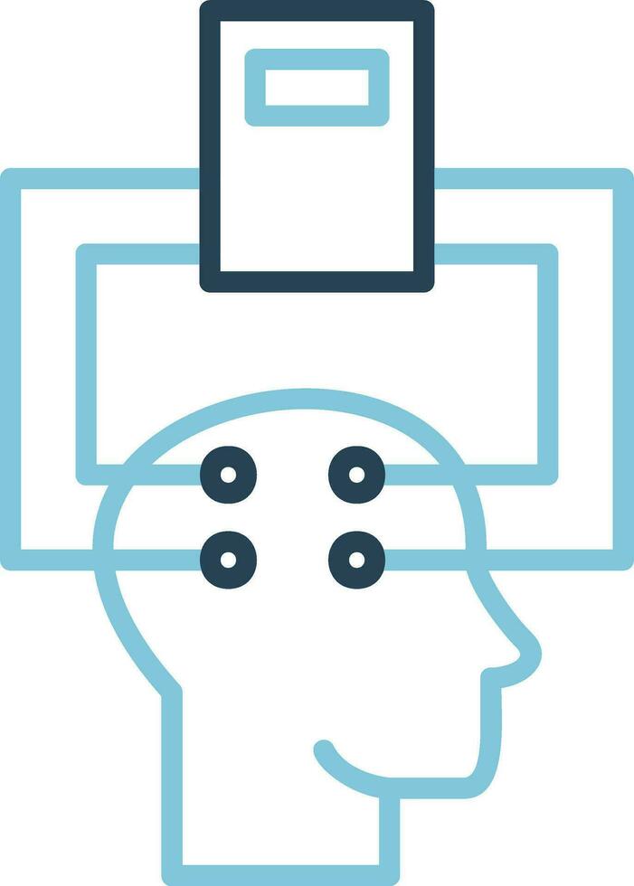 Electroencephalogram Vector Icon