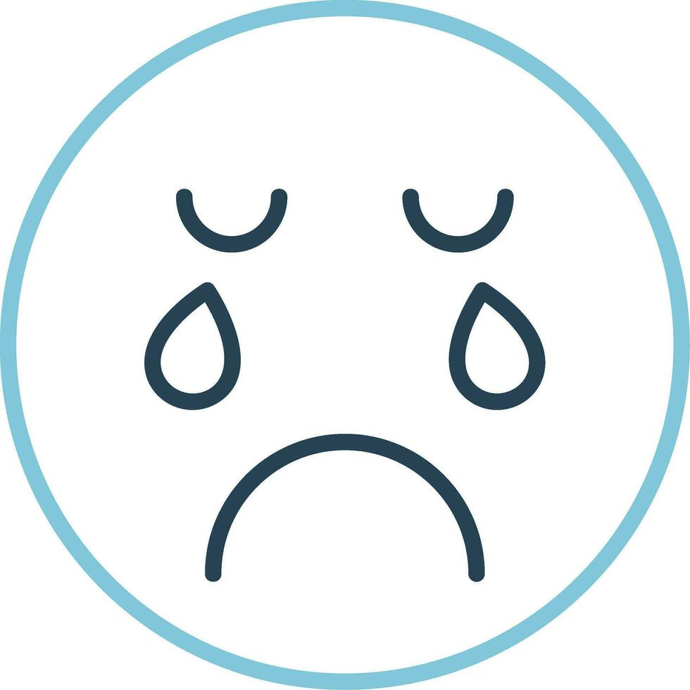 Crying Vector Icon