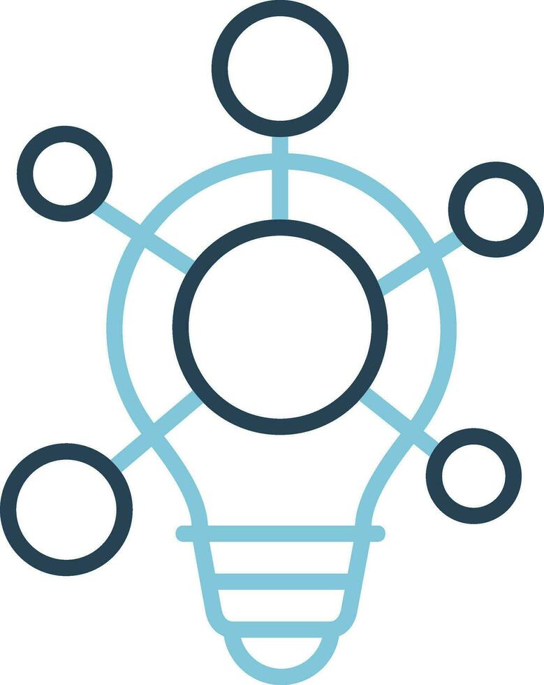 Clustering Vector Icon