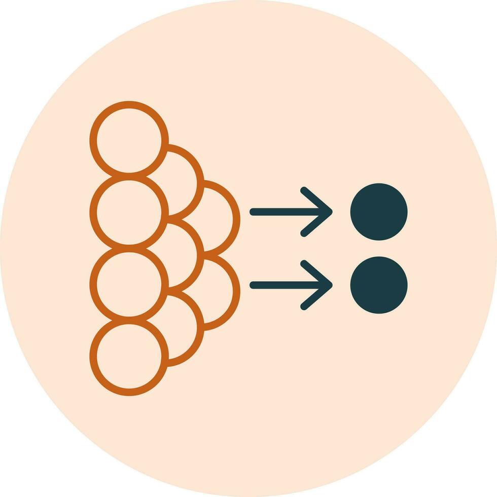 Diffusion Vector Icon