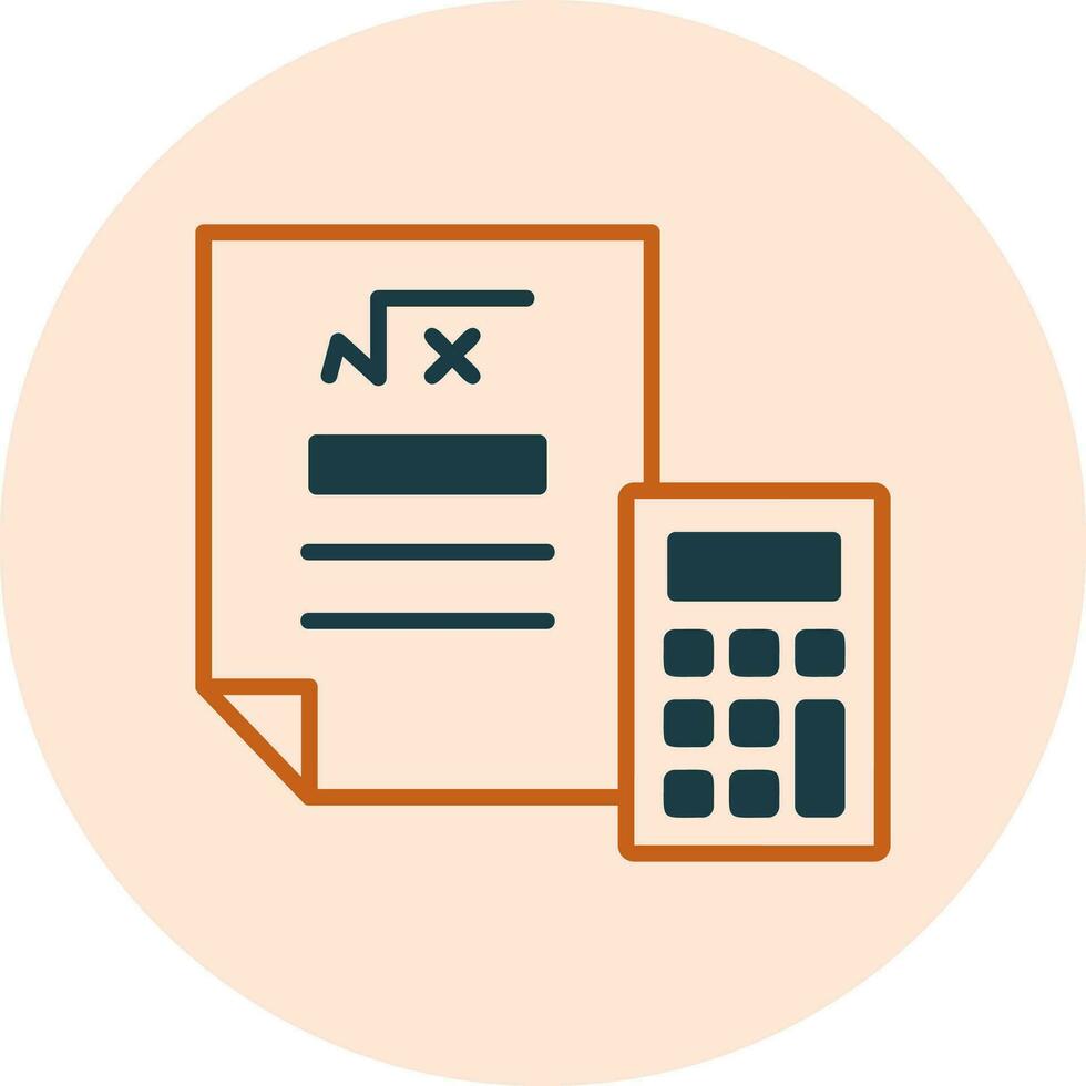 Mathematics Vector Icon