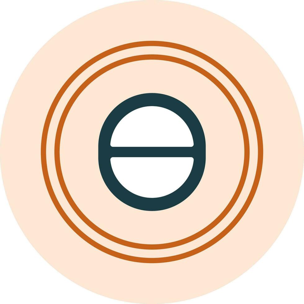 Theta Vector Icon