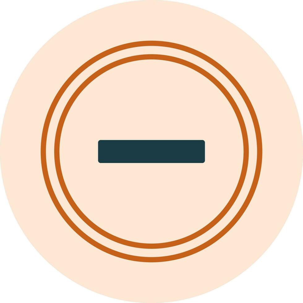 Minus Vector Icon