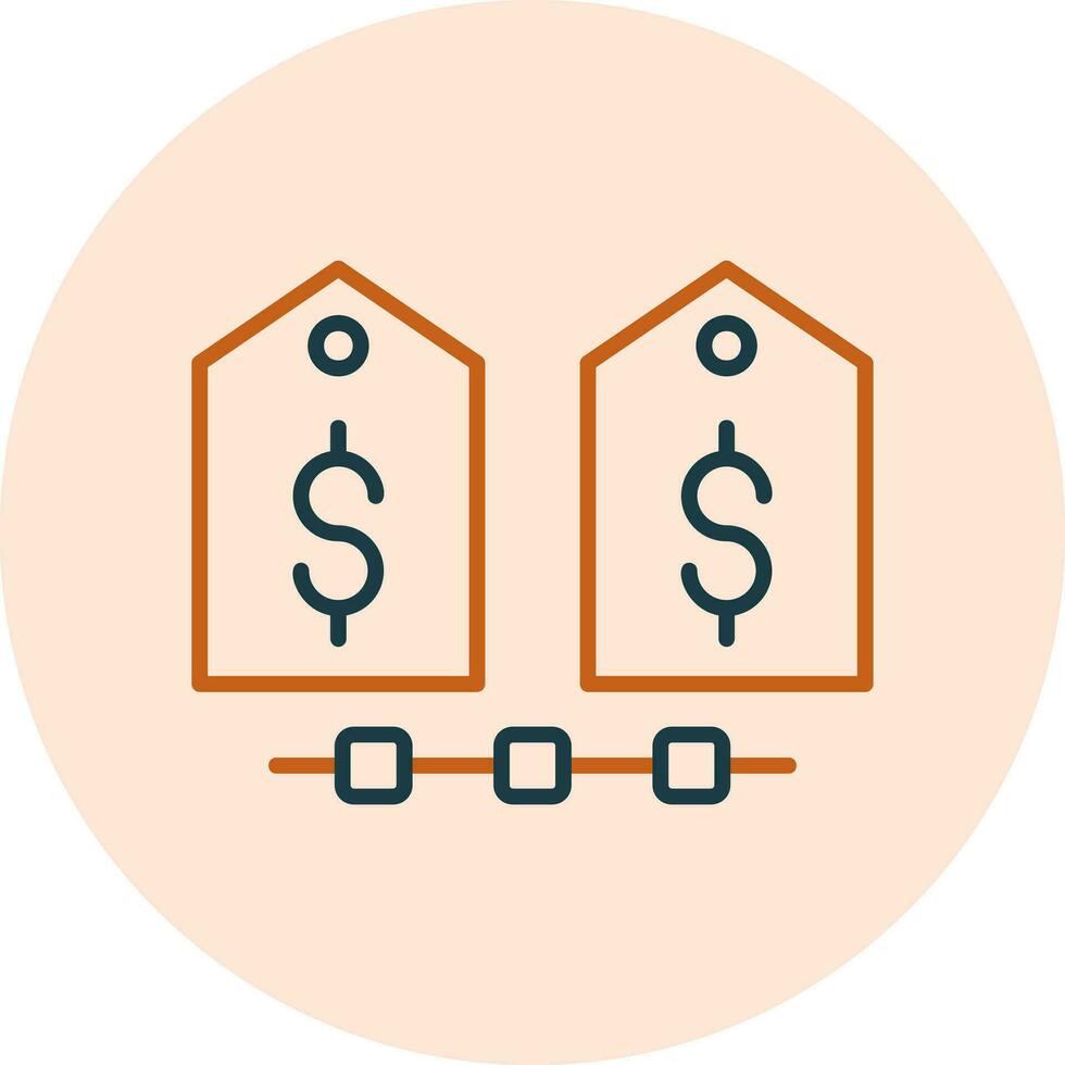 Residual Value Vector Icon