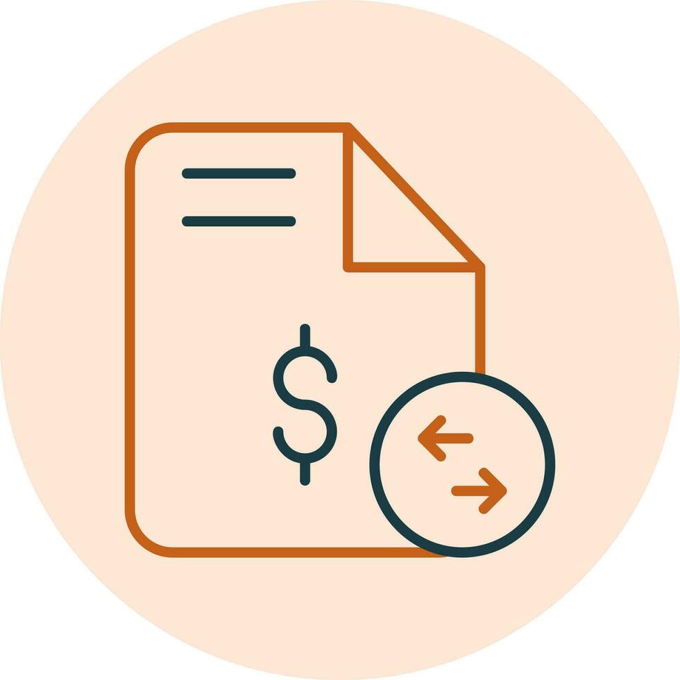Transactional Data Vector Icon