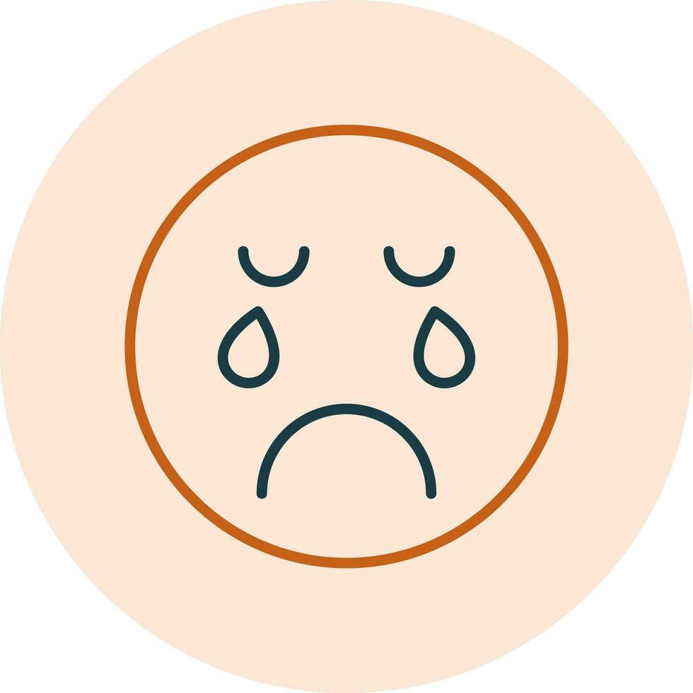 Crying Vector Icon
