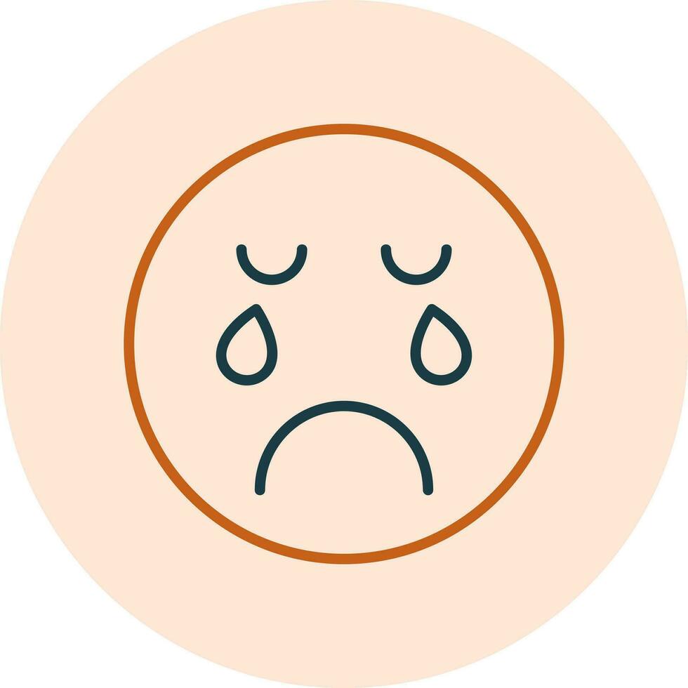 Crying Vector Icon