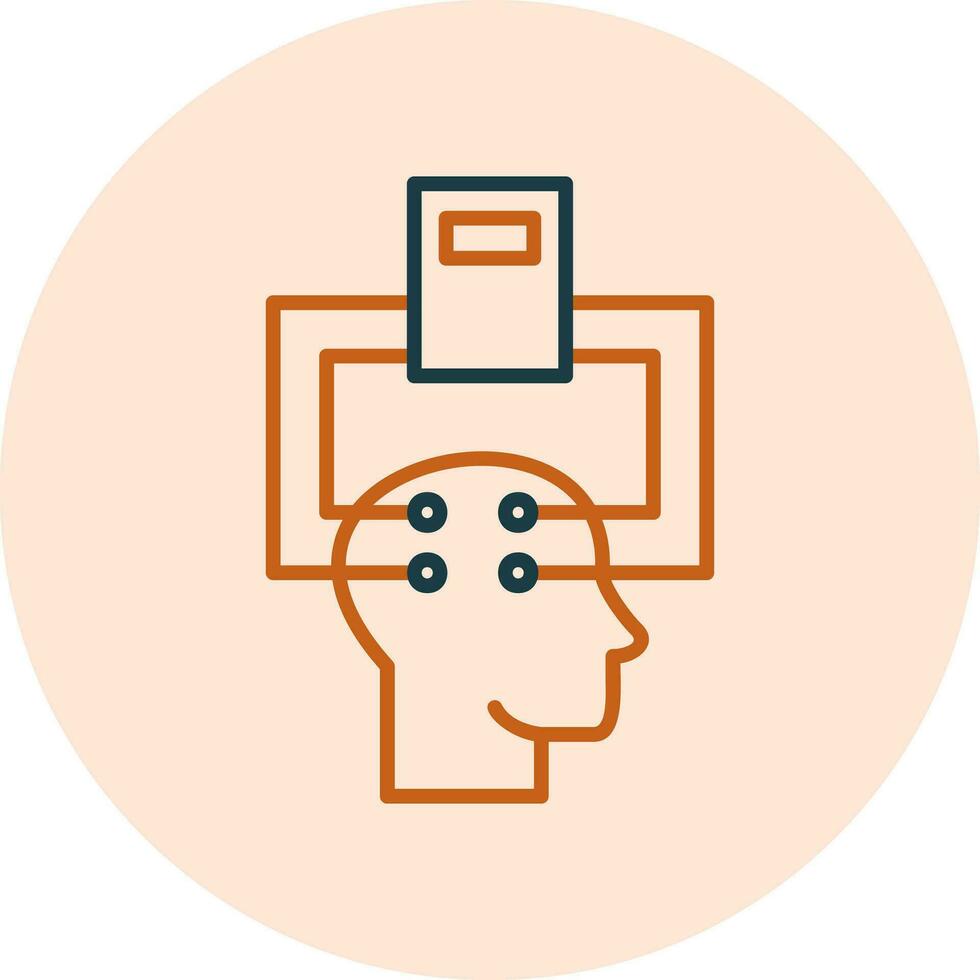 Electroencephalogram Vector Icon