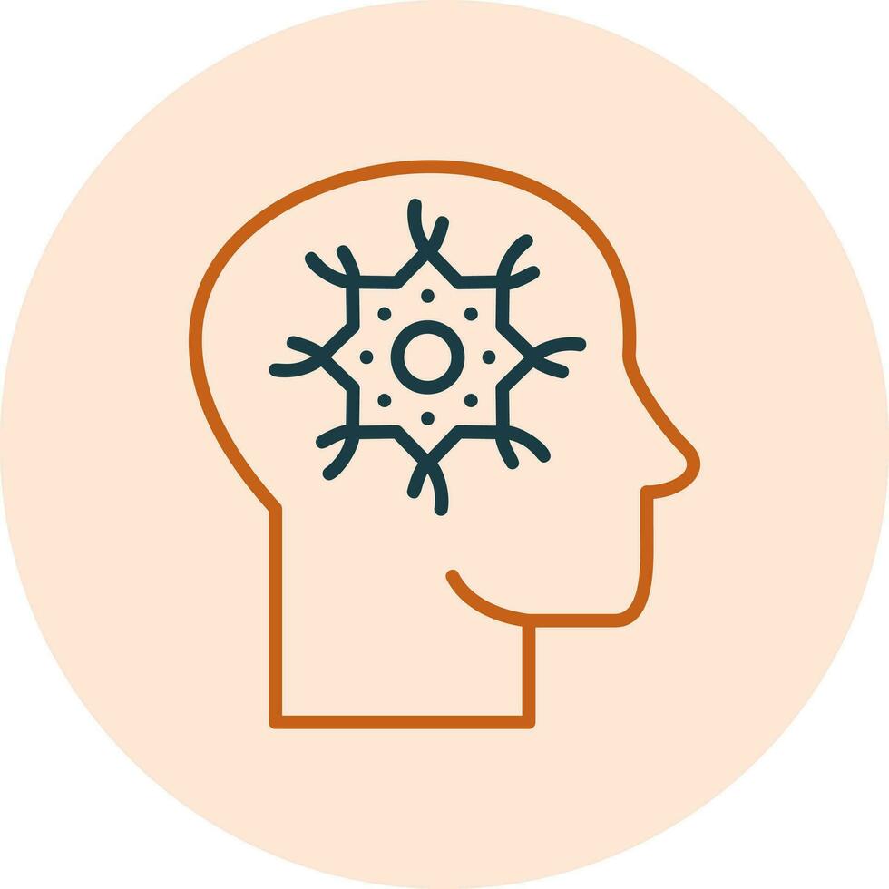 icono de vector de neurona