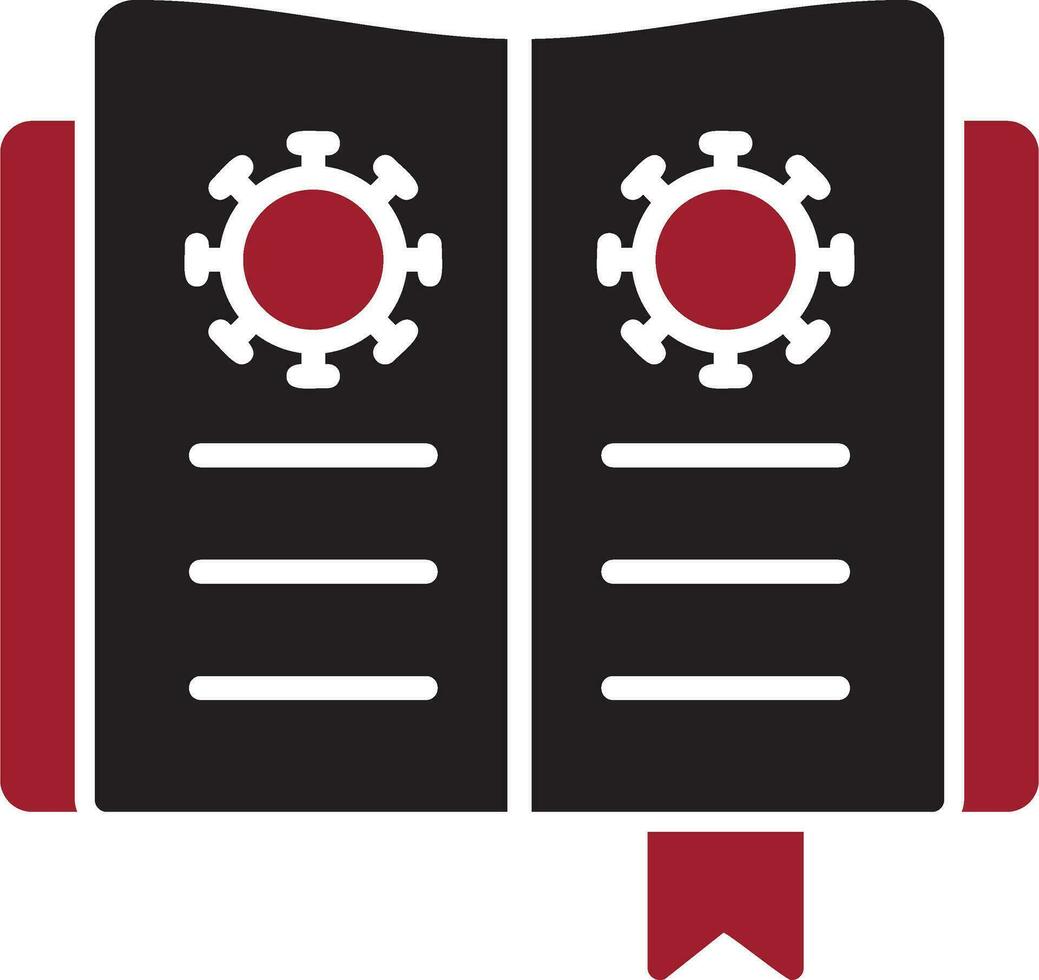 bacteriología vector icono