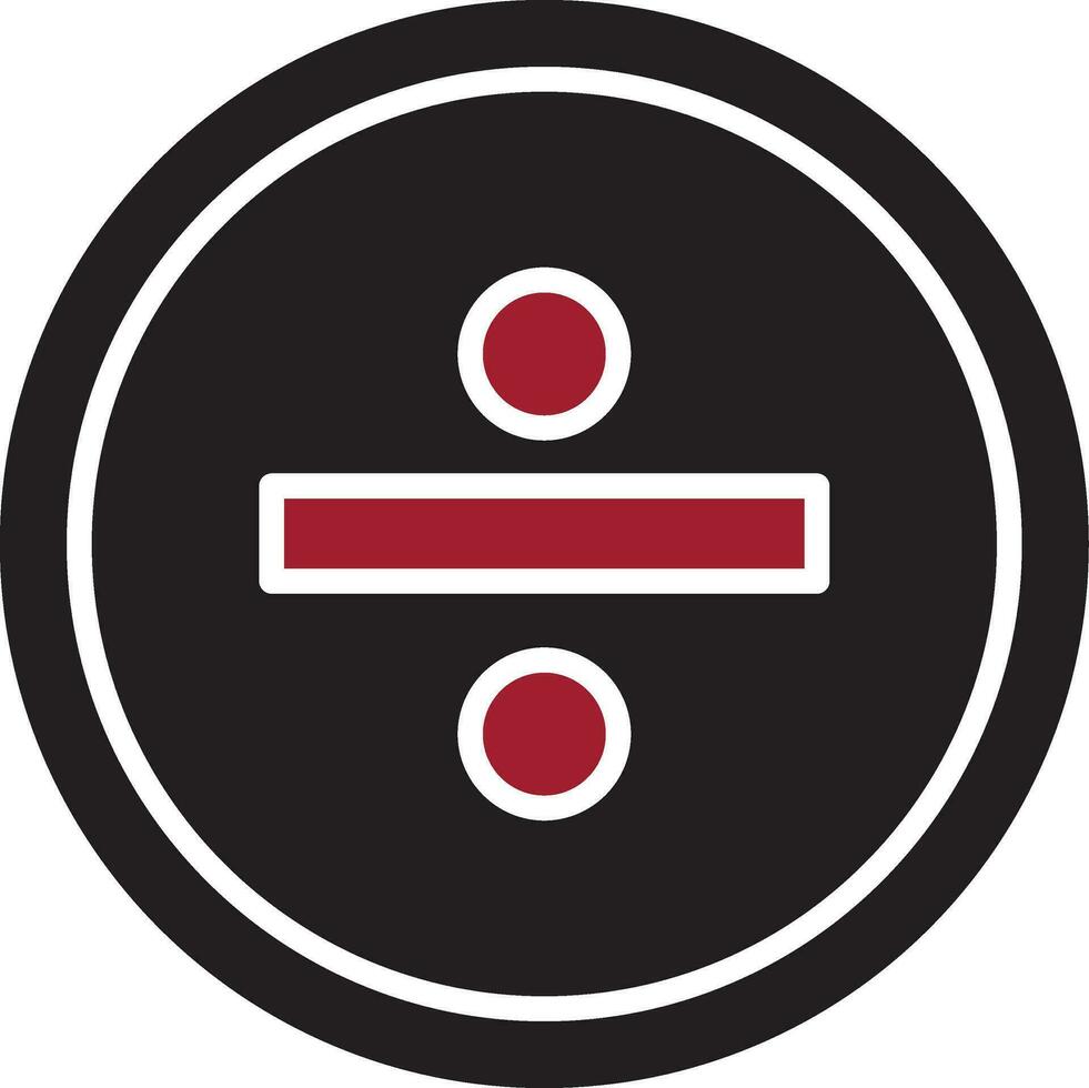 Division Vector Icon