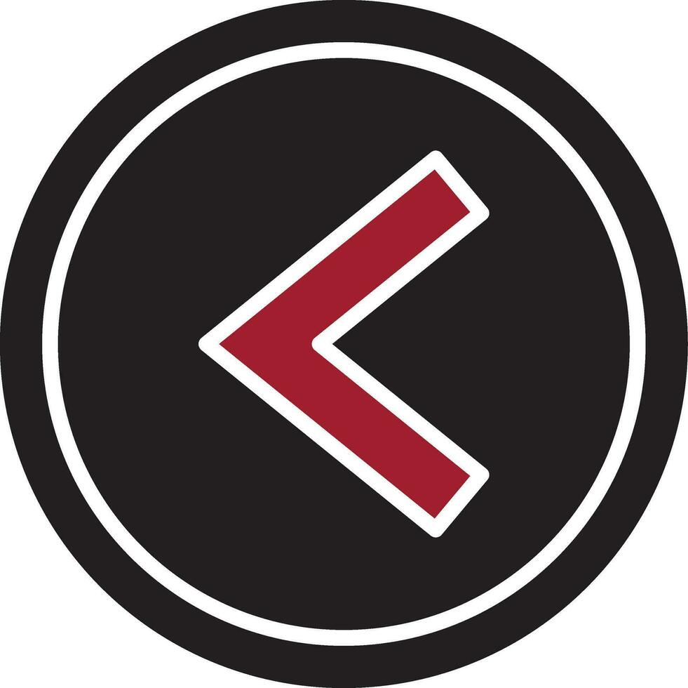 Less Than Vector Icon